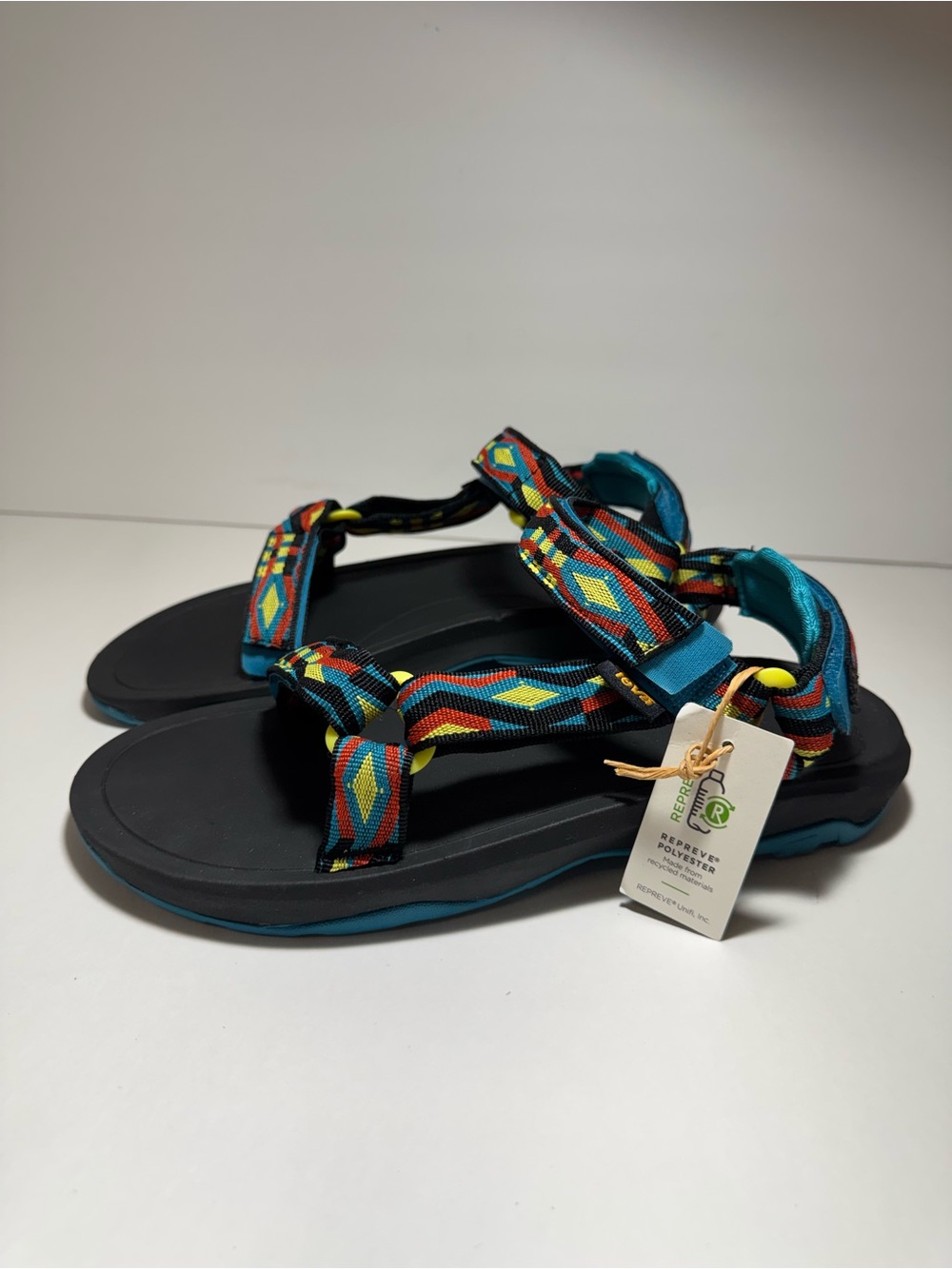 New Teva Hurricane XLT2 Kids Vista Blue Indigo Sport Trail Hiking Sandals Sz 6